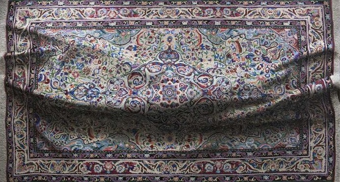 Under the Carpet: Photorealistic Oil Paintings of Rugs by Antonio Santin