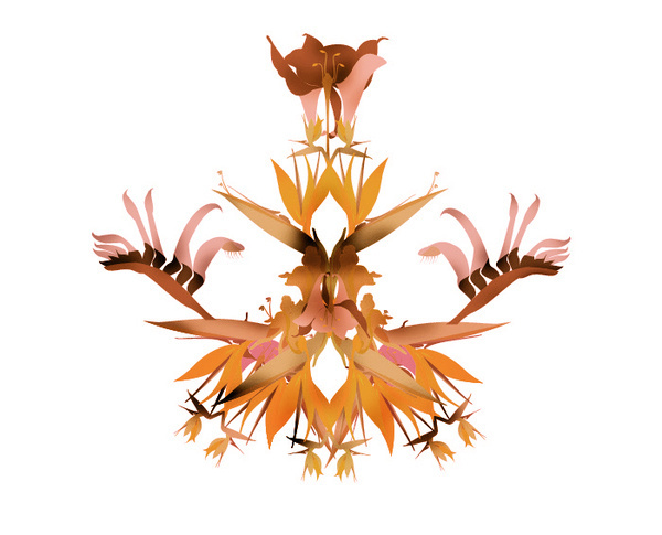 jesus as a flower : Cristian Grossi fashion illustrator and designer #kreativehouse #flower #contemporary #artwork #illustration #art #fashion #grossi #cristian