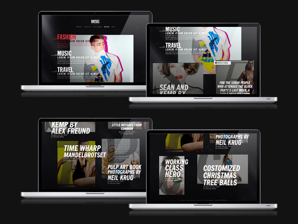 diesel #web #typography