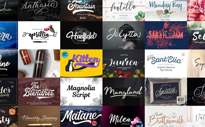 Free Download: 30 Script Fonts - CodeGrape Community Blog