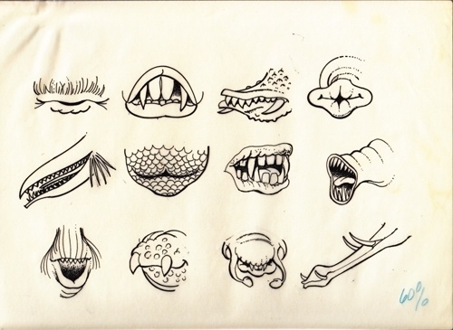 Invisible Creature Speaks » Blog Archive » From The Alfred Paulsen Files, V.3 #teeth #illustration #vintage #monster #drawing