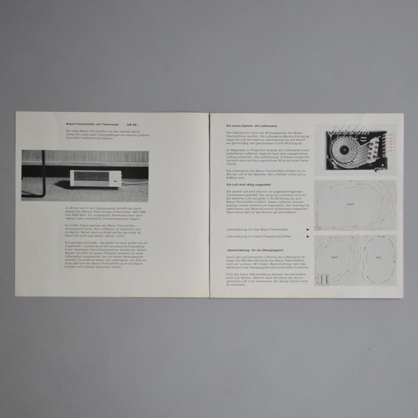 Brochure design idea #301: Braun hermolufter H1 brochure
