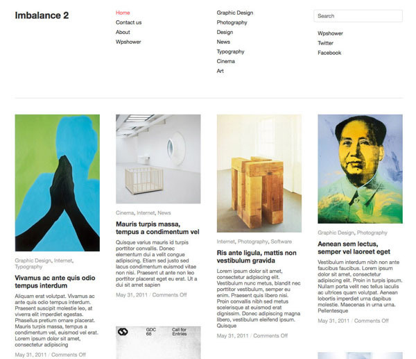 Free Minimalist Portfolio WordPress Themes