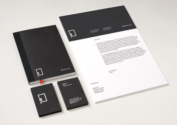 Freytag Anderson Little Black Book #logo #stationery
