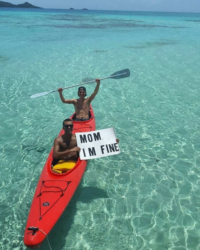 Jonathan Kubben Quiñonez Assures Mother He's Safe With 'Mom, I'm Fine' Signs