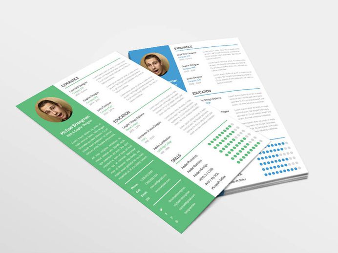 Strongman Resume - Free Resume Template for Good First Impression