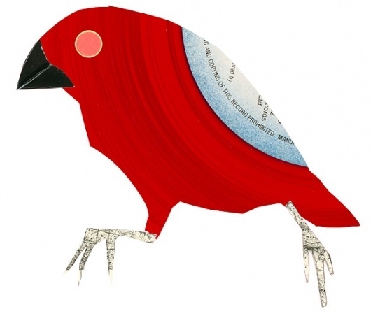 Clemens Habicht #illustration #collage #animal #bird