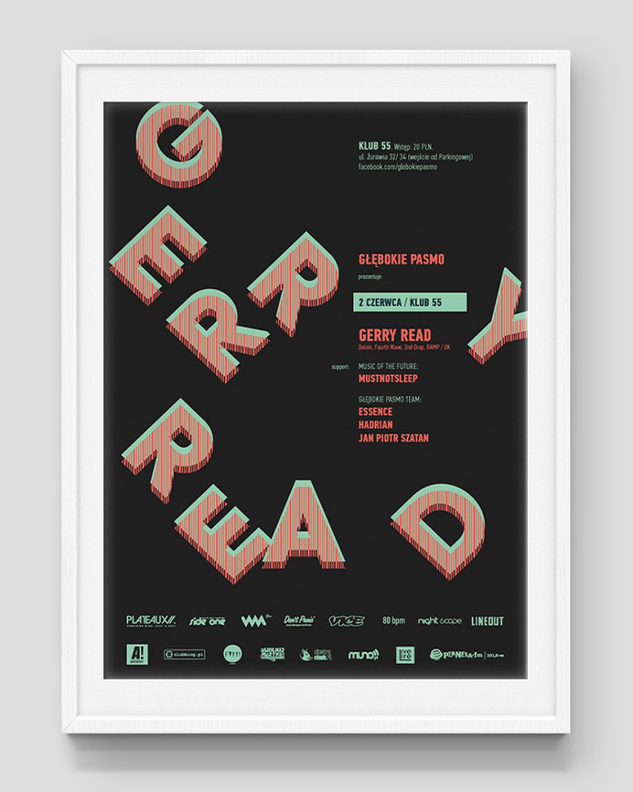 Poster inspiration example #2: poster typographic poster