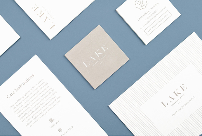 Lake by Nudge #graphic design #print #stationary
