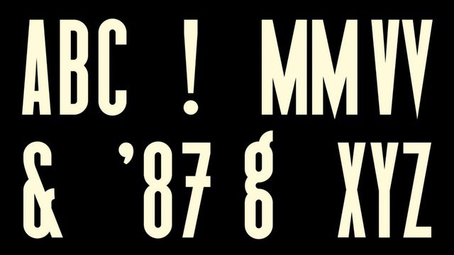 Custom typography for "Killing Eve."