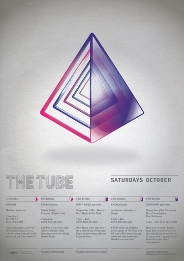 FM_TheTube.jpg (464×656) #triangle #shape #color #poster