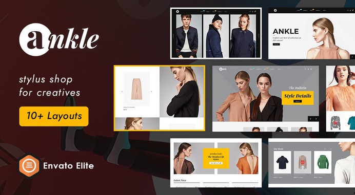 #ankle - #Fashion #Boutique - #Shopify Multi purpose Responsive #Theme | #TemplateTrip #eCommerce #Website #Design