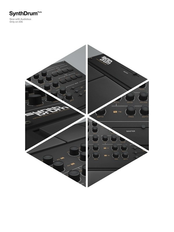 SynthDrum Pads iOS #synth #design #graphic #poster #3d