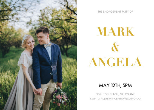 Photocards - Engagement Invitations #paperlust #engagementinvitation #engagementcard #engagementinspiration #design #paper #raisedfoil