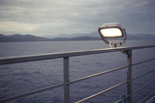 Sea from boat #sea #light #boat