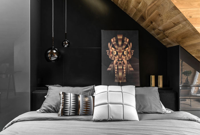 Raca Architekci Rebuild the Attic to Modern Bedroom - InteriorZine