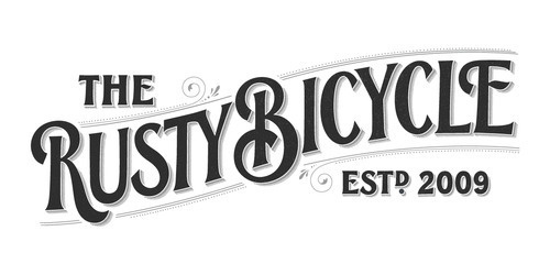 Typeverything.com The Rusty Bicycle by Ged Palmer #bicycle #logo #rusty