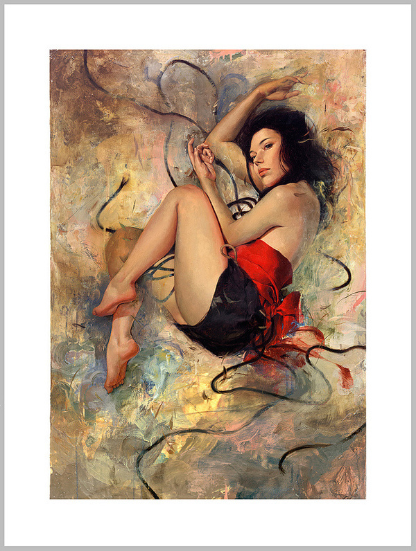 Soey Milk – "Cirrus" | Spoke Art #painting #girl