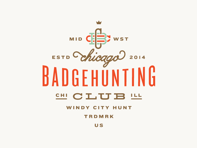 badge, typography, type, logo, vintage