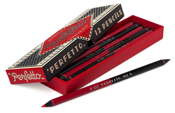 Perfetto #packaging #pencil #louise fili