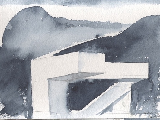 STEVEN HOLL ARCHITECTS #steven #holl #architecture #painting #watercolor