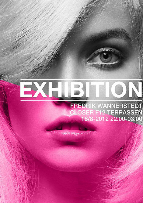 Frederik Wannerstedt: Exhibition #exhibition #design #poster