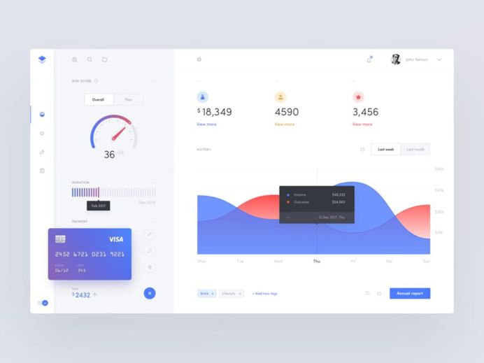 UI Design Inspiration #3 | UX/UI - Interaction Design | FreeUI.Design