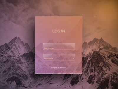 #challenge #daily #graphic #login #mountain #password #ui #user #ux #violet #widget