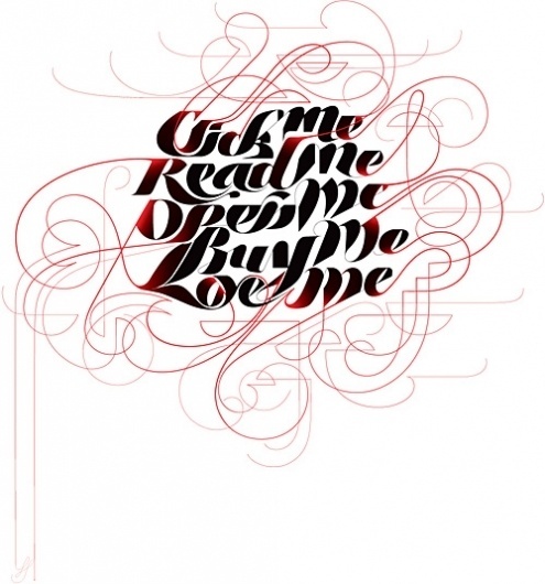 Art of posters: Typography and Illustrations by Marian Bantjes #marian #type #decorative #bantjes