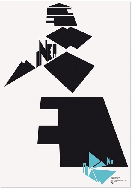 Non-Format - Cursor Miner – Danceflaw #design #geometric #poster