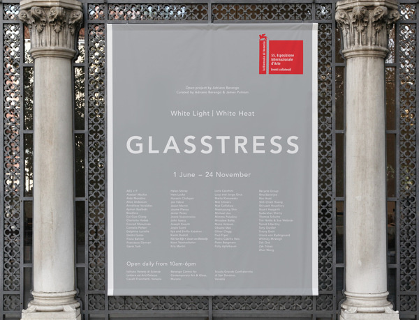Glasstress White Light / White Heat — Venice Biennale on Behance #layout #poster #typography