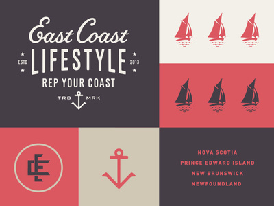East Coast Lifestyle #simple #fun #graphic #clean