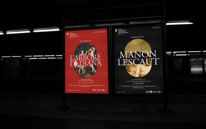 Opera Montpellier, Rebranding on Behance