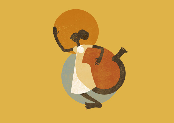 Feel Good Swing Dance School #poster #vintage #swing #lindy hop #illustration #michele tenaglia
