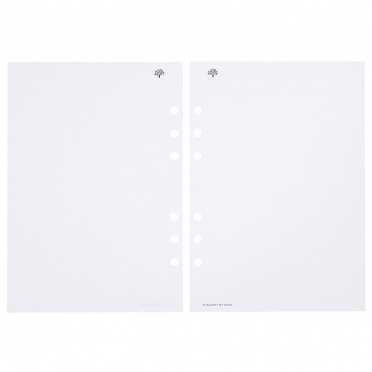 Mulberry - Plain Paper x 25 in White Paper Insert #mulberry