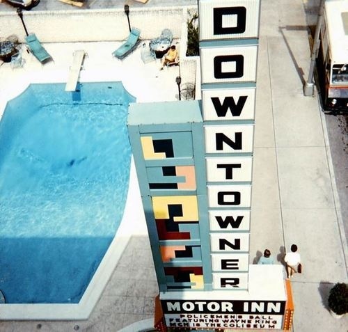 The Downtowner #hotel #vintage #typography