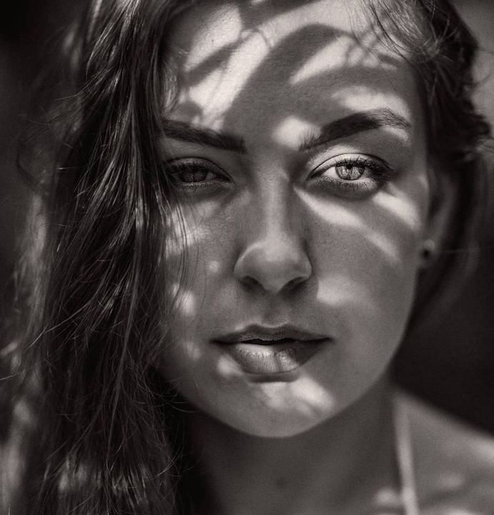 Beautiful Black and White Female Portrait Photography by Constantin Slotty