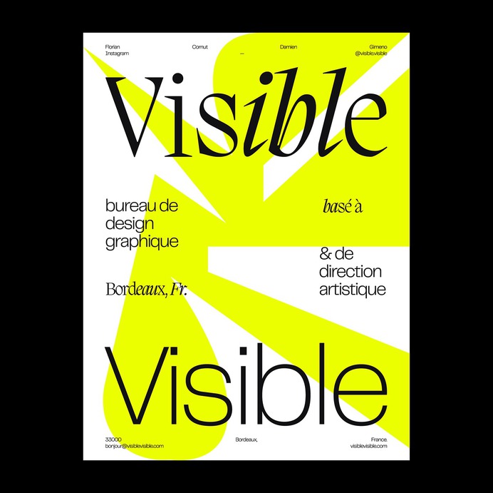 Visible Visible * Type Poster – Editorial Design