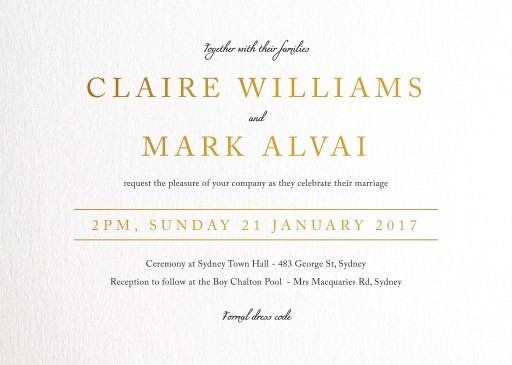Minimal Foil - Wedding Invitations #paperlust #weddinginvitation #weddinginspiration #cards #paper #design #foilstamped