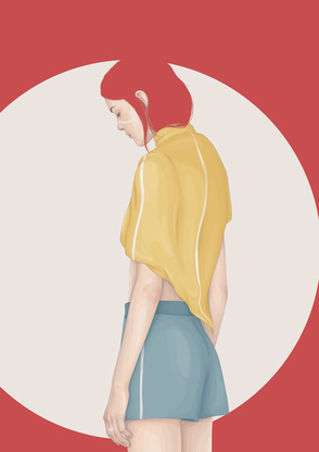 Illustration by Yuschav Arly #fashion #illustration