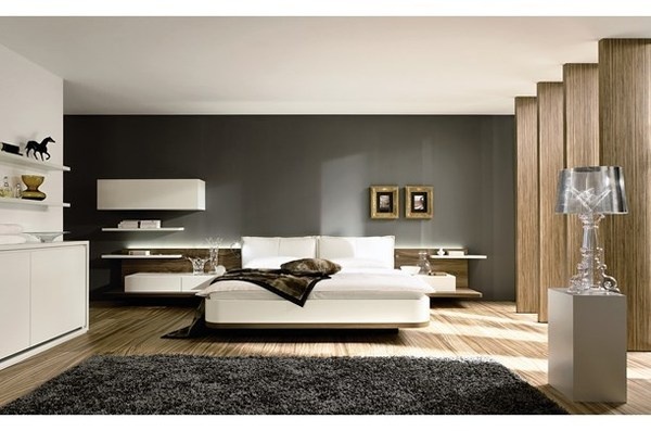 Small paintings in minimalist bedroom #interior #paintings #bedroom #decor #art #painting