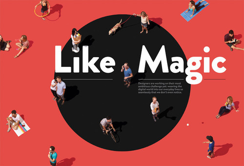 Wired Magazine shoot, an assortment of my Toronto friends from above. #design #magazine #typography