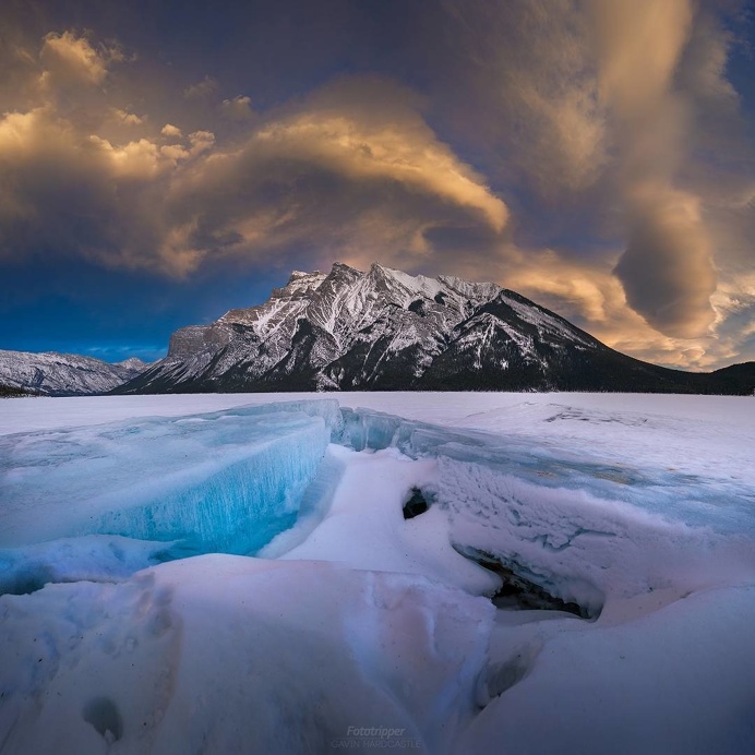Lake Minnewanka in Banff National Park