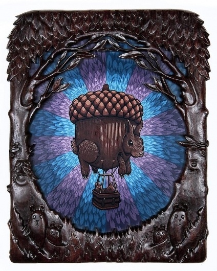 Works - Jeremy Fish - Artists - Mark Moore Gallery #painting #illustration #art