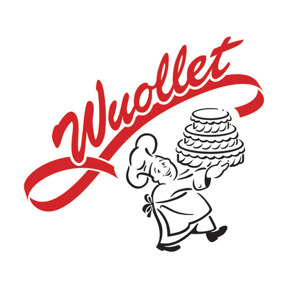 Wuollet Bakery #bakery #script #retro #food #illustration #logo