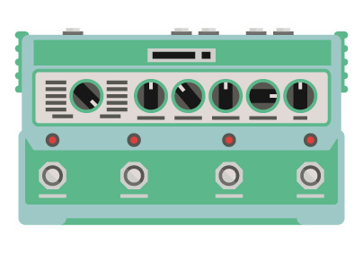 DL4 Delay Modeler Line 6 #pictogram #line6 #icon #icons #grid #delay #music #pedal #green