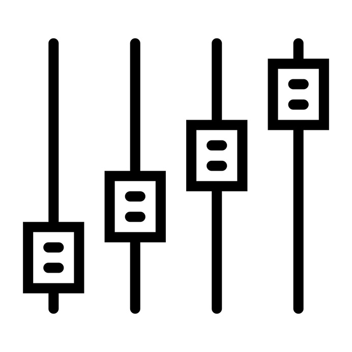 See more icon inspiration related to adjust, settings, controls, levels, adjustment and interface on Flaticon.