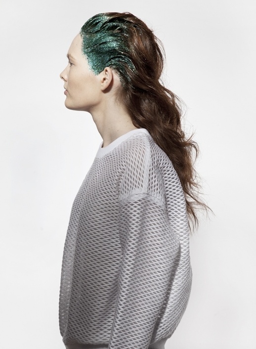 trendwall | 8198 #fashion #glitter #white #hair