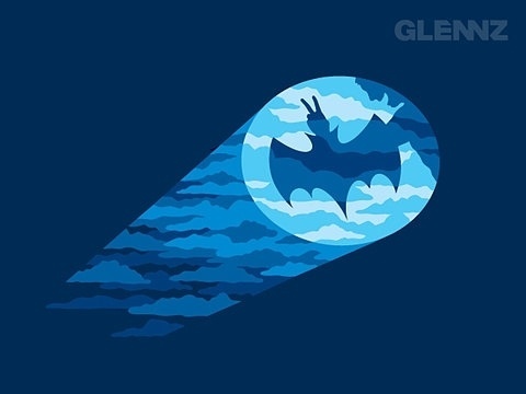 FFFFOUND! | www.glennz.com Tee Designs on the Behance Network #funny #batman