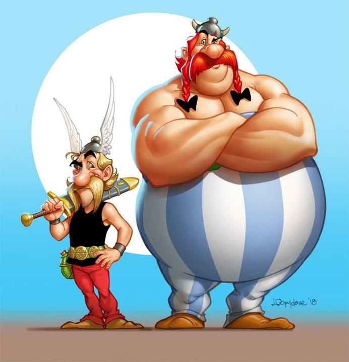 RIP Uderzo by Loopydave